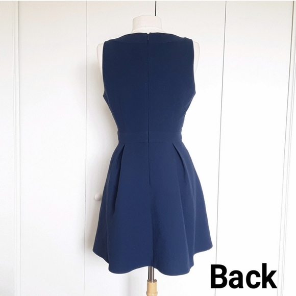 FOREVER 21 Blue Cocktail Dress Large - Picture 3 of 4